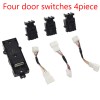 Driver Side Switch 1piece and Passenger area 3 pieces 