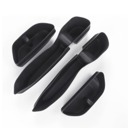 4PCS Car Interior Door Container Silica Gel Pad Storage Slot For Toyota Land Cruiser Prado J250 LC250 2024 2025/ Lexus GX 550 2024 2025