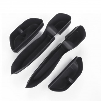 4PCS Car Interior Door Container Silica Gel Pad Storage Slot For Lexus GX 550 2024 2025