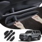 4PCS Car Interior Door Container Silica Gel Pad Storage Slot For Toyota Land Cruiser Prado J250 LC250 2024 2025/ Lexus GX 550 2024 2025