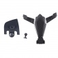 Car Dashboard Mount Car Mount Cell Phone Holder Adjustable For Toyota Land Cruiser Prado J120 / Lexus GX 470 2003-2009