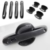 8PCS Side Door Handle+Bowl Overlays Cover Trim For Toyota Grand Highlander 2024 2025 Limited/Platinum/ Lexus GX550 2024 2025