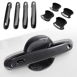8PCS Side Door Handle+Bowl Overlays Cover Trim For Toyota Grand Highlander 2024 2025 Limited/Platinum/ Lexus GX550 2024 2025