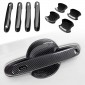 8PCS Side Door Handle+Bowl Overlays Cover Trim For Toyota Grand Highlander 2024 2025 Limited/Platinum/ Lexus GX550 2024 2025