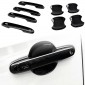 8PCS Side Door Handle+Bowl Overlays Cover Trim For Toyota Grand Highlander 2024 2025 Limited/Platinum/ Lexus GX550 2024 2025