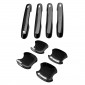 8PCS Side Door Handle+Bowl Overlays Cover Trim For Toyota Grand Highlander 2024 2025 Limited/Platinum/ Lexus GX550 2024 2025