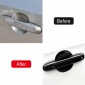 8PCS Side Door Handle+Bowl Overlays Cover Trim For Toyota Grand Highlander 2024 2025 Limited/Platinum/ Lexus GX550 2024 2025