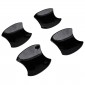 4PCS Glossy Black Style Car Side Door Handle Bowl Cover Trim For Toyota 4Runner 2025
