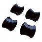 4PCS Glossy Black Style Car Side Door Handle Bowl Cover Trim For Toyota 4Runner 2025