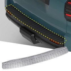 Stainless Steel Outer Rear Bumper Guard Sill Plate Protector For Toyota 4Runner 2025