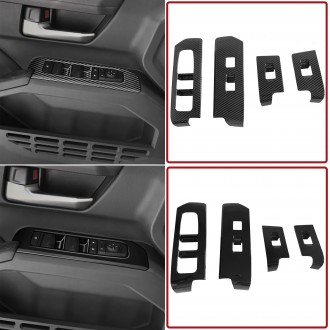 4PCS Window Lift Switch Button Panel Cover For Toyota 4Runner 2025 LHD