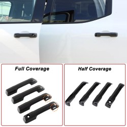 Car Exterior Door Handle Cover Trim For Toyota Tundra 2022-2025 / 4Runner 2025 / Tacoma 2024 2025 LHD