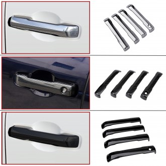 Car Exterior Door Handle Cover Trim For Toyota Tundra 2022-2025 / 4Runner 2025 / Tacoma 2024 2025
