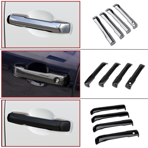 Car Exterior Door Handle Cover Trim For Toyota Tundra 2022-2025 / 4Runner 2025 / Tacoma 2024 2025