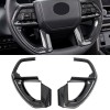 Carbon Style Interior ABS Steering Wheel Decor Cover Trim For Toyota Tundra 2022-2025 / 4Runner 2025 / Tacoma 2024 2025