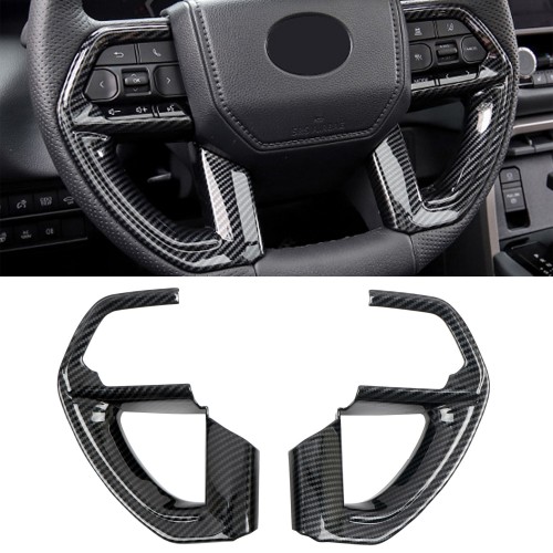 Interior ABS Steering Wheel Decor Cover Trim For Toyota Tundra 2022-2025 / 4Runner 2025 / Tacoma 2024 2025