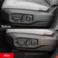 Carbon Style Car Seat Adjustment Button Switch Knob Panel Cover For Toyota Tundra 2022-2025 / 4Runner 2025 / Tacoma 2024 2025