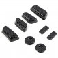 Carbon Style Car Seat Adjustment Button Switch Knob Panel Cover For Toyota Tundra 2022-2025 / 4Runner 2025 / Tacoma 2024 2025