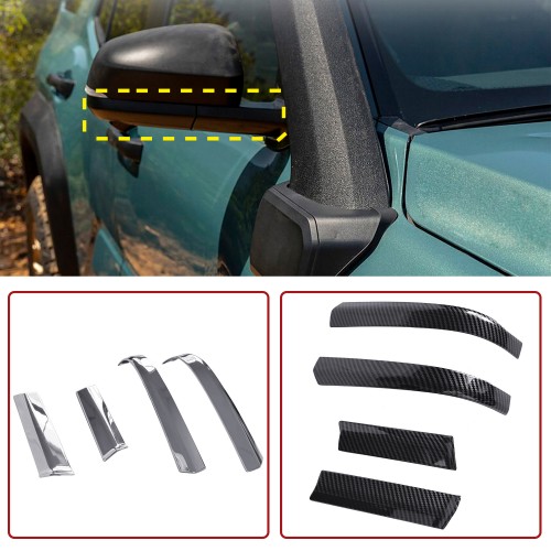 4PCS Rearview Side Mirror Decorative Stripe Cover For Toyota Tundra 2022-2025 / 4Runner 2025 / Tacoma 2024 2025