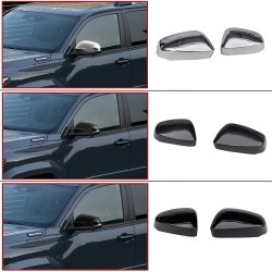 2PCS Rearview Side Mirror Cover Trim For Toyota Tundra 2022-2025 / 4Runner 2025 / Tacoma 2024 2025