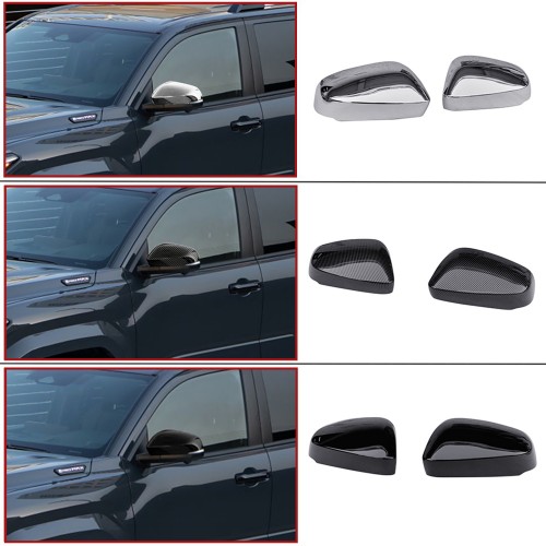 2PCS Rearview Side Mirror Cover Trim For Toyota Tundra 2022-2025 / 4Runner 2025 / Tacoma 2024 2025