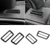 2PCS Dashboard Side Air Vent Outlet A/C Decor Cover For Toyota 4Runner 2025 / Tacoma 2024 2025
