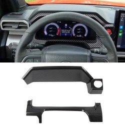 ONLY Fit 14'' Screen!!! Center Console Dashboard Display Overlay Cover Trim For Toyota 4Runner 2025 / Tacoma 2024 2025