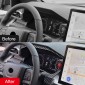 ONLY Fit 14'' Screen!!! Center Console Dashboard Display Overlay Cover Trim For Toyota 4Runner 2025 / Tacoma 2024 2025