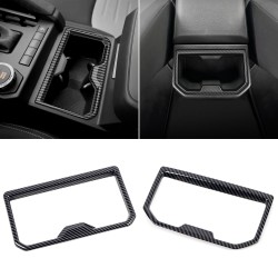 2PCS Front And Rear Water Cup Holder Tray Organizer For Toyota 4Runner 2025 / Tacoma 2024 2025