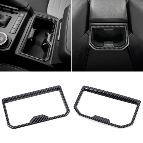 2PCS Front And Rear Water Cup Holder Tray Organizer For Toyota 4Runner 2025 / Tacoma 2024 2025 2PCS Front And Rear Water Cup Holder Tray Organizer For Toyota 4Runner 2025 / Tacoma 2024 2025