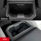 2PCS Front And Rear Water Cup Holder Tray Organizer For Toyota 4Runner 2025 / Tacoma 2024 2025