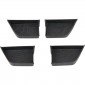 4PCS ABS Side Door Handle Bowl Overlays Cover For Toyota 4Runner 2025 / Tacoma 2024 2025