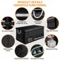 92L Foldable Car Trunk Storage Box With Backrest Auto Trunk Organizer 