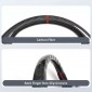 Carbon Fiber Heated Steering Wheel Perforated Leather For Dodge Ram TRX 1500 2019-2024