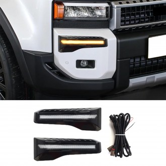 2PCS Front Bumper Fog Light Driving Light For Toyota Land Cruiser Prado J250 LC250 2024 2025