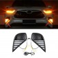  Fog Light Daytime Running Light DRL LED Day Light 2PCS For Toyota Highlander 2020 2021 2022 2023 2024