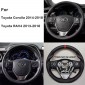 Heated Steering Wheel Perforated Leather For Toyota Corolla 2014-2018 / RAV4 2013-2018