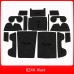 Center Control Interior Automotive Storage Door Slot Mat 16pcs Fit For Toyota BZ4X 2022-2023