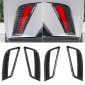 2PCS ABS Rear Fog Light Lamp Cover For BYD Dolphin EV 2021-2025