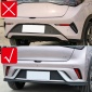 2PCS ABS Rear Fog Light Lamp Cover For BYD Dolphin EV 2021-2025