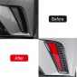 2PCS ABS Rear Fog Light Lamp Cover For BYD Dolphin EV 2021-2025