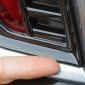 2PCS ABS Rear Fog Light Lamp Cover For BYD Dolphin EV 2021-2025
