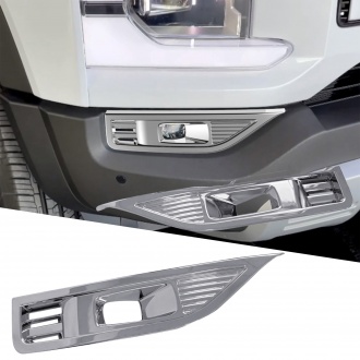 2PCS ABS Front Fog Light Lamp Cover For BYD SHARK 2024 2025	