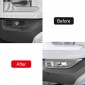 2PCS ABS Front Fog Light Lamp Cover For BYD SHARK 2024 2025	