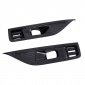 2PCS ABS Front Fog Light Lamp Cover For BYD SHARK 2024 2025	