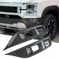 2PCS Carbon Style Front Fog Light Lamp Cover For BYD SHARK 2024 2025