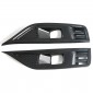 2PCS Carbon Style Front Fog Light Lamp Cover For BYD SHARK 2024 2025