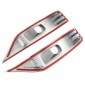 2PCS Carbon Style Front Fog Light Lamp Cover For BYD SHARK 2024 2025