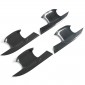 8PCS Carbon Style Car Exterior Side Door Handle Overlay Cover For BYD SHARK 2024 2025 LHD