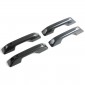 8PCS Carbon Style Car Exterior Side Door Handle Overlay Cover For BYD SHARK 2024 2025 LHD